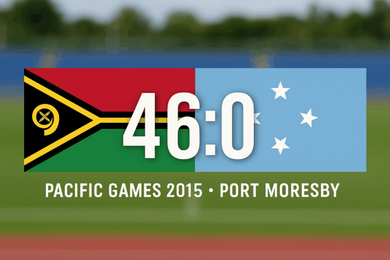 46:0 – Als Vanuatu Geschichte schrieb und Mikronesien Haltung bewies